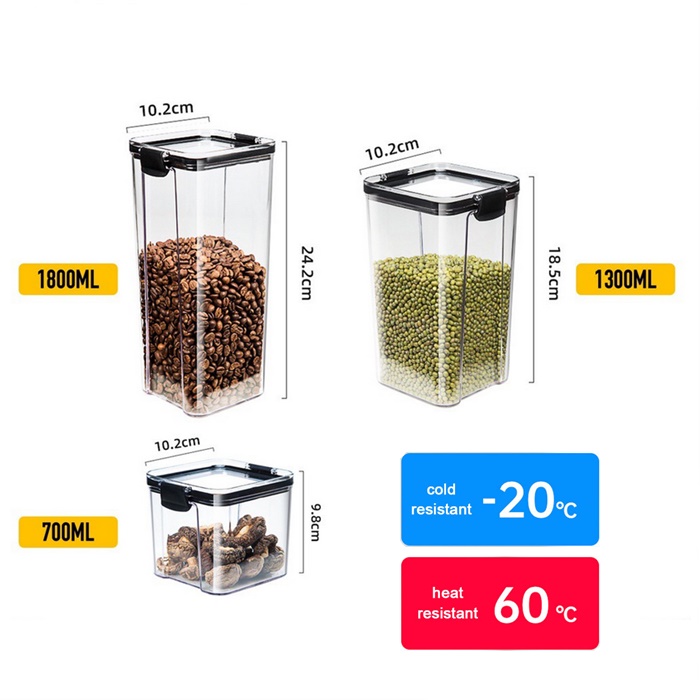 Buy Food Storage Container Plastic Kitchen Refrigerator Noodle Box